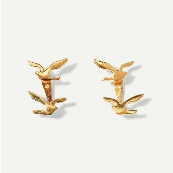 • Mischa • Double Bird Earrings - Picture 2 of 4